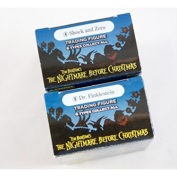 Nightmare Before Christmas Trading Figure Shock and Zero & Dr Finklestein NWB - Picture 9 of 9